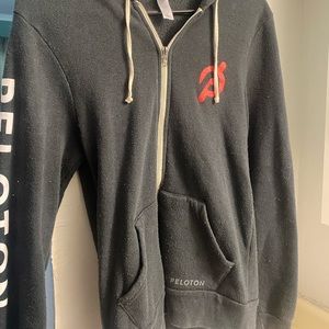 Women’s peloton size S team zip up hoodie .